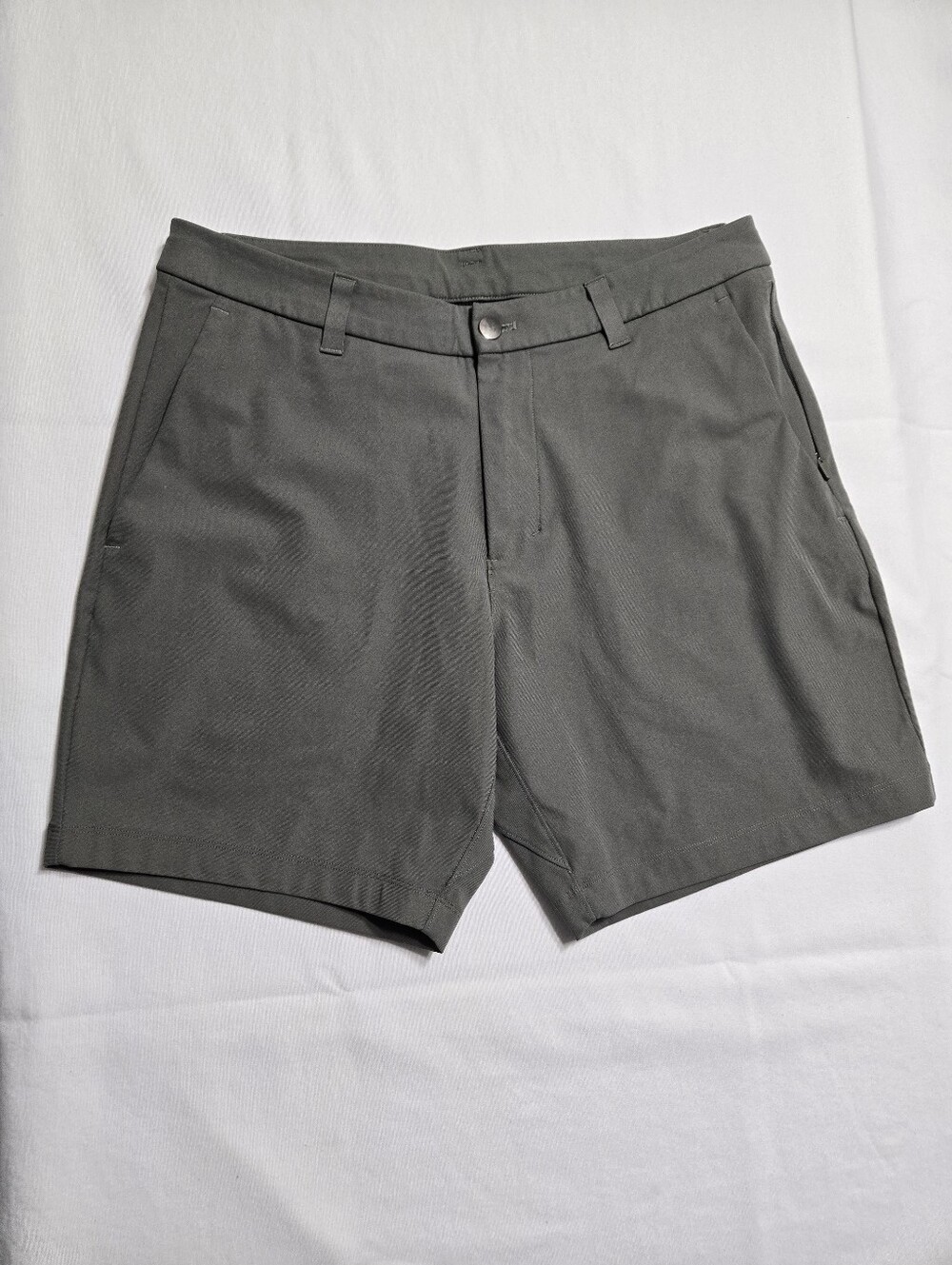 Lululemon Men's Commission Short 7" Grey Sage Warpstreme Classic 1st Release 32